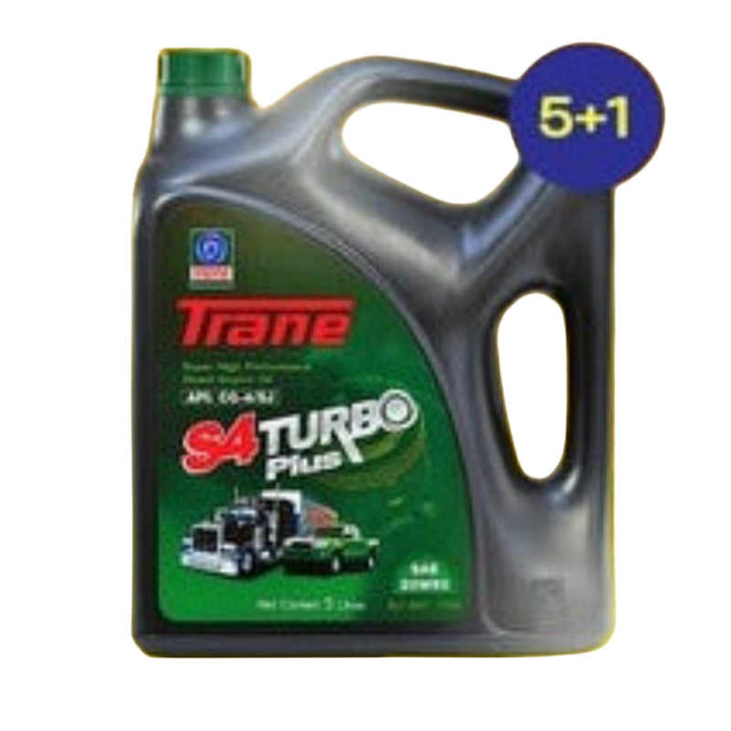 น้ำมันเครื่อง, TRANE, 15W40, CH-4, S4 Turbo Plus, 5L+1L (122181)