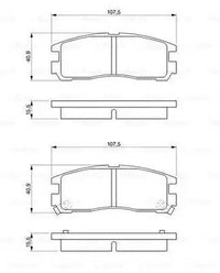 HOKU Brake Pad D6024