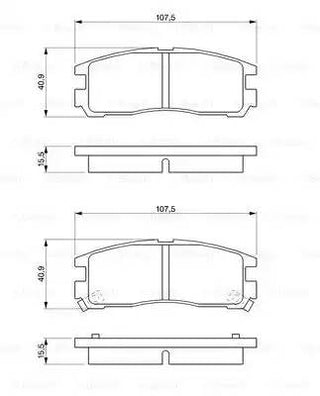 HOKU Brake Pad D6024