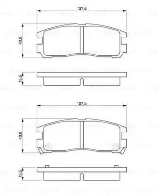 ဘရိတ်ပတ်၊ HOKU၊ D6024 (007395)