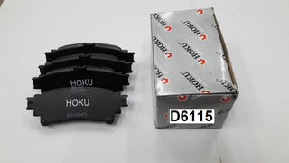 HOKU, Brake Pad, HP654, D6115 (8PCS/SET), CANTER (NEW) (120229)