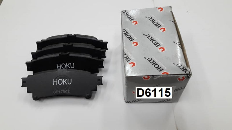 HOKU, Brake Pad, HP654, D6115 (8PCS/SET), CANTER (NEW) (120229)
