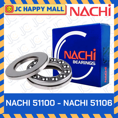 Nachi 51100 Nachi 51101 Nachi 51102 Nachi 51103 Nachi 51104 Nachi 51105 Nachi 51106 Ball Bearings, Thrust Bearings, 100% Genuine from Japan.