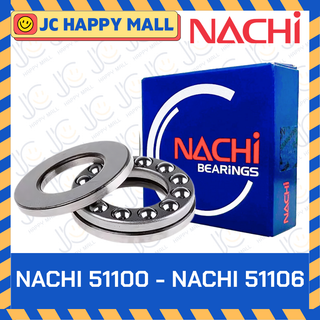 Nachi 51100 Nachi 51101 Nachi 51102 Nachi 51103 Nachi 51104 Nachi 51105 Nachi 51106 Ball Bearings, Thrust Bearings, 100% Genuine from Japan.