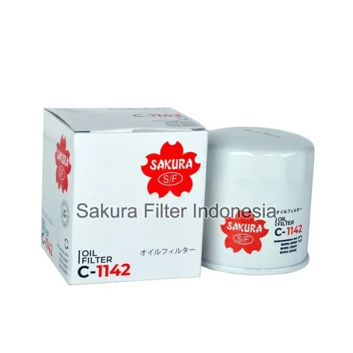 SAKURA Oil Filter (Spin-On) 90915-TB001 C-1142 TOYOTA