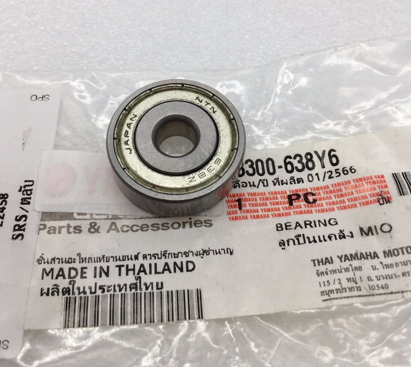 Mio, Fino 638 Cylindrical Ball Bearings, Nachi Bearings (Genuine), Good Grade, Motorcycle Spare Parts