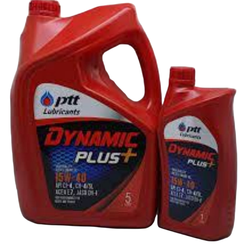 PTT Engine Oil PTT 20w50 DYNAMIC PLUS API CI-4 CH-4/SL  5+1Liter DieseL
