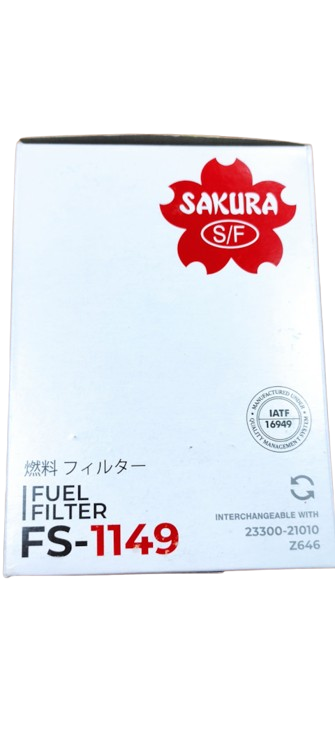 กรองน้ำมันเชื้อเพลิง(ในถัง) SAKURA, 23300-21010, FS-1149, LEXUS (124027)