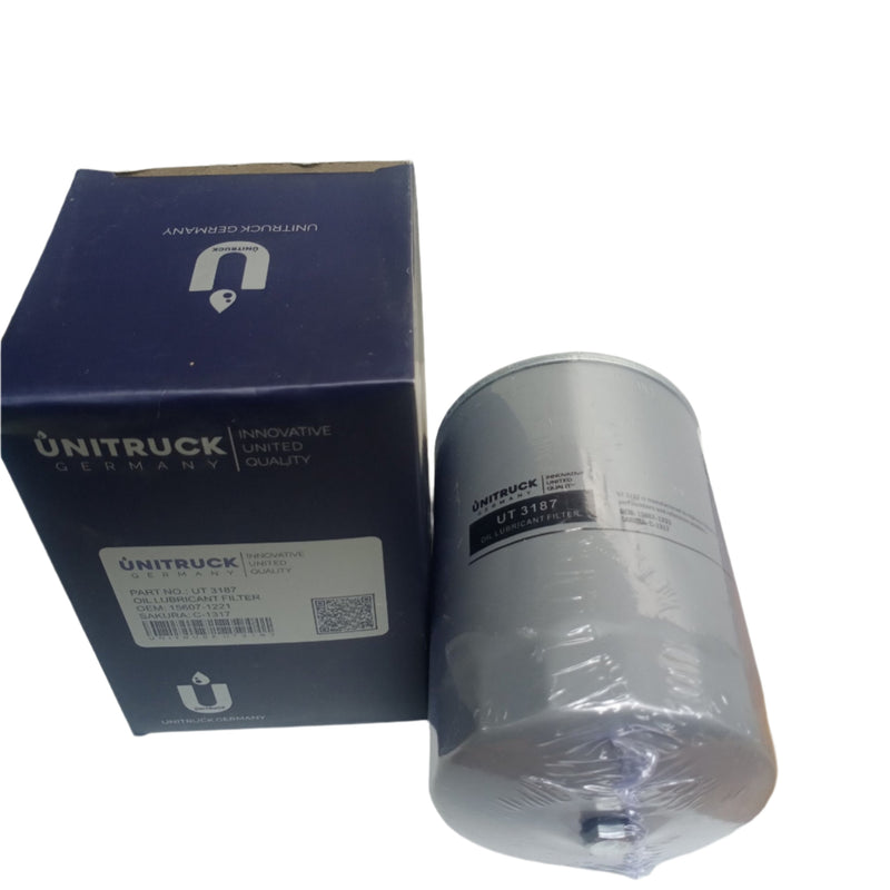 กรองน้ำมันเครื่อง(Spin-On) UNITRUCK, 15607-1221 , C-1317, TOYOTA (121339)