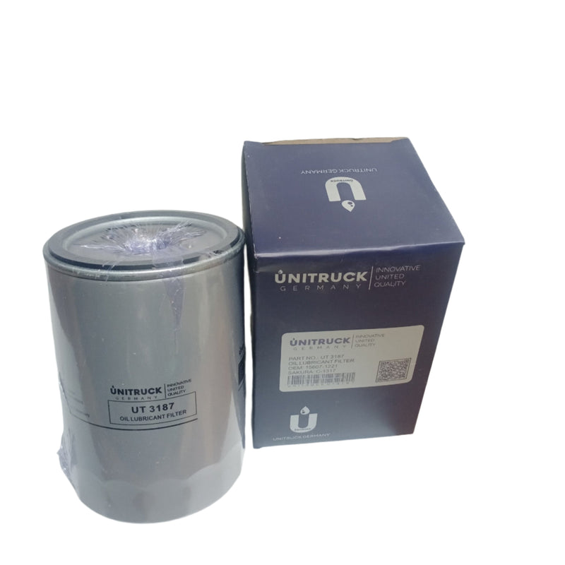 กรองน้ำมันเครื่อง(Spin-On) UNITRUCK, 15607-1221 , C-1317, TOYOTA (121339)