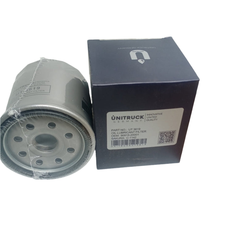 UNITRUCK Oil Filter (Spin-On) 90915-TB001 C-1142 TOYOTA