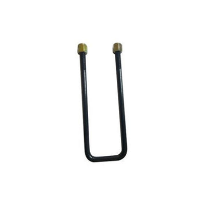 U Bolt, (Square), NS, 14mmx64mmx10", (Black Bake Colour) (122276)