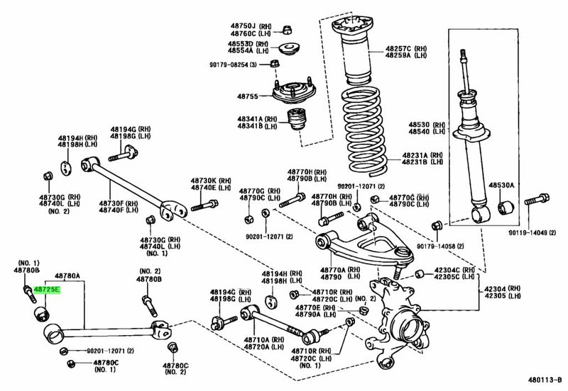 RBI Suspension Bush RE RH/LH 48725-22150 T25GX90E