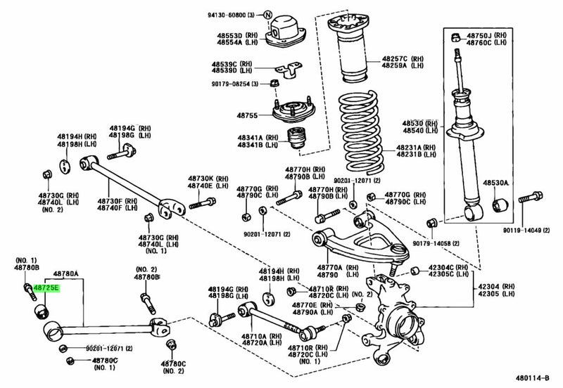 RBI Suspension Bush RE RH/LH 48725-22150 T25GX90E