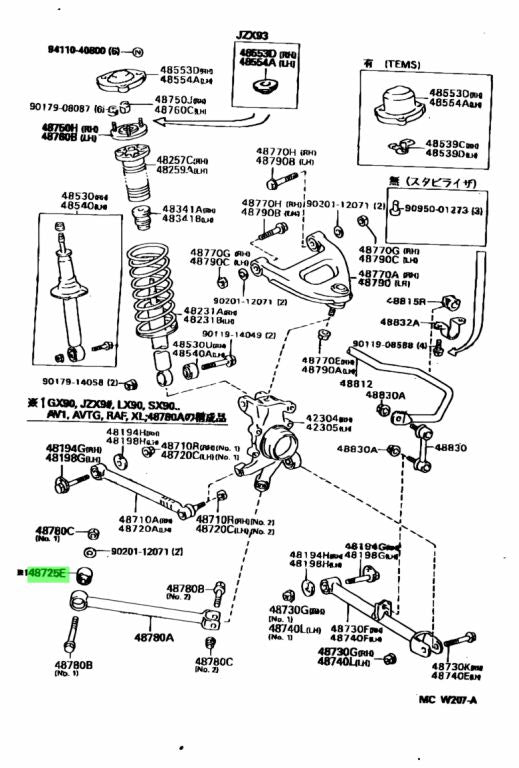 RBI Suspension Bush RE RH/LH 48725-22150 T25GX90E