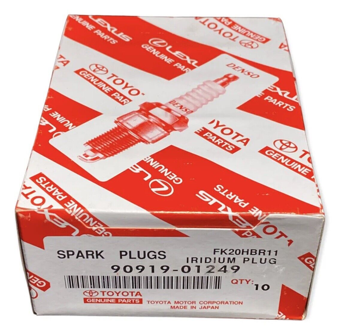 Spark Plug, TOYOTA GENUINE, 90919-01249, FK20HBR11 (003162)