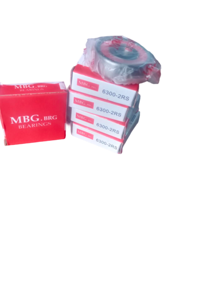 MBG, Deep Groove Ball Bearing, 6300 2RS