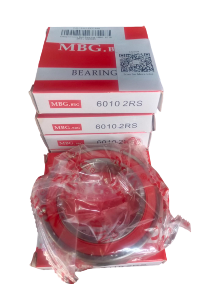 MBG, Deep Groove Ball Bearing, 6010 2RS