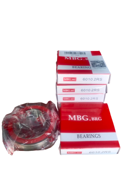 MBG, Deep Groove Ball Bearing, 6010 2RS