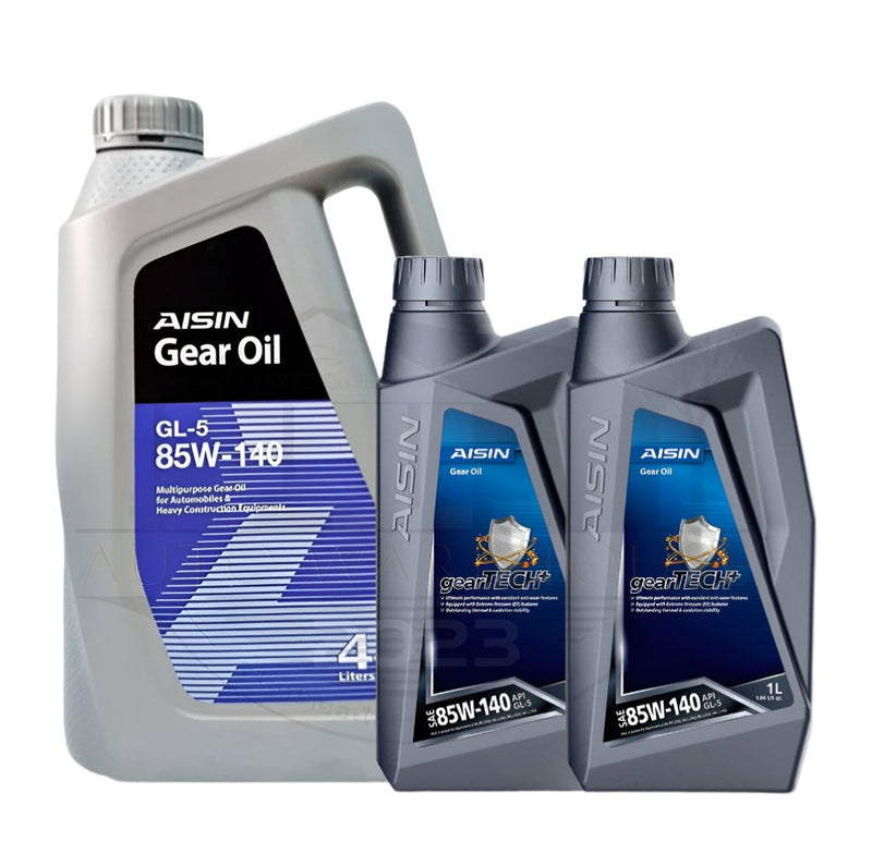 AISIN, Gear Oil, GL-5, SAE 85W-140, PACKING 4x4L (122656)