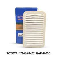 กรองอากาศไฮไฟ, 17801-87402, HAP-1073C (000192)