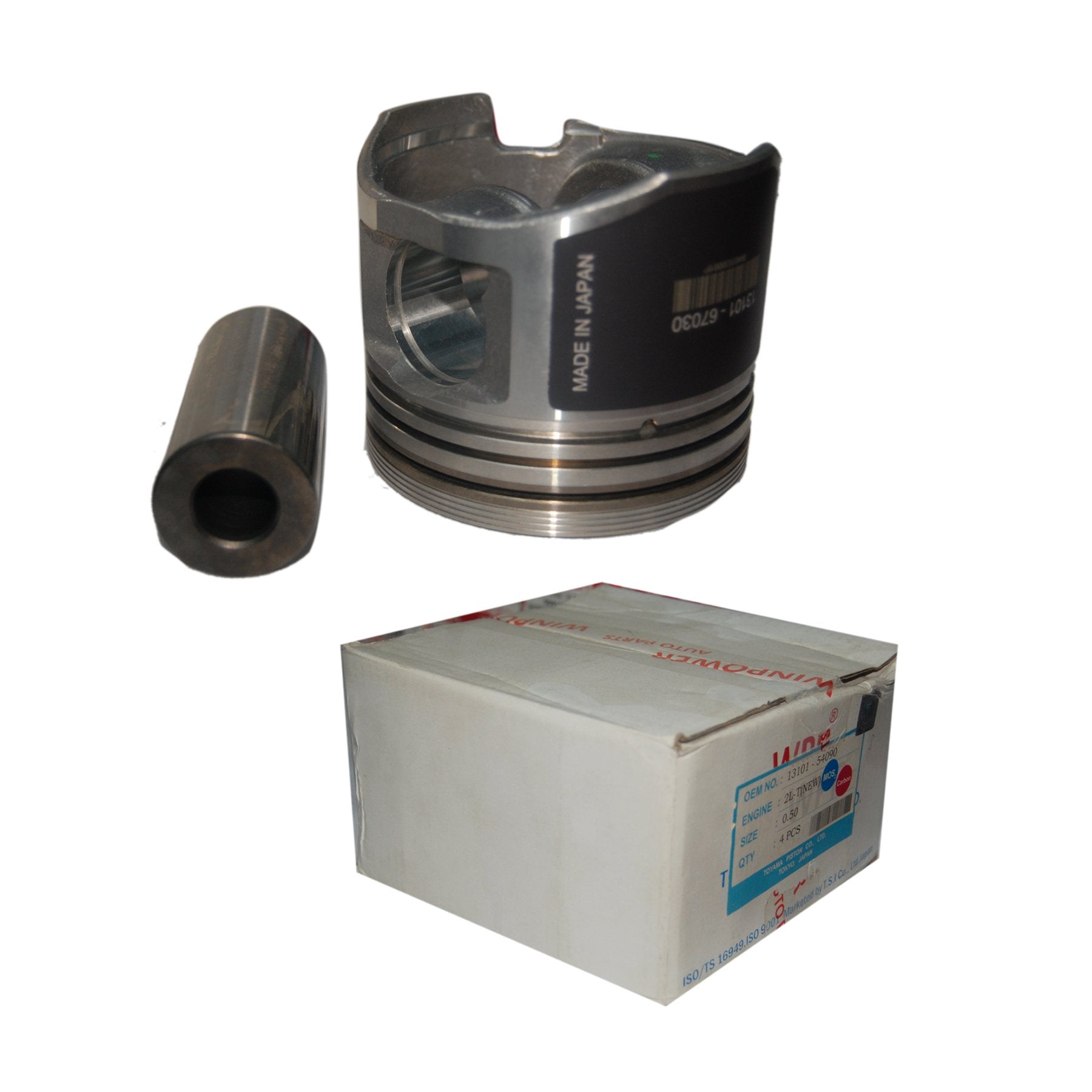 Piston W/Pin ,Ring Sets, R, 2C, 1.00, 13101-64141, 23183 (001442) - Win Store