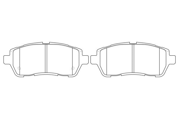 NEW STAR, Brake Pad, D0051, Graphite, SUZUKI, ERTIGA, FRONT