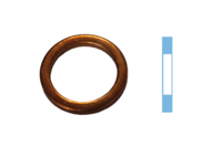 Seal Ring, oil drain plug, CORTECO, OEM 310.1, Article number 0 0 6 1 1 9 S, PEUGEOT (102795)