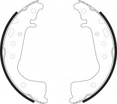 NIBK, Brake Shoes, K9973, FN9973, KASHIYAMA