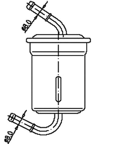 JS,, Petrol Filter (INJECTOR & CARBURETOR), 043-0931, FS9059, KIA