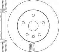 Rotor Disc, NIBK, DG1Z-1125-B, RN1673V, FORD (017269)