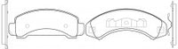 NIBK, Brake Pad, D387-7125A, PN51002, FMSI