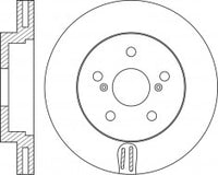 Rotor Disc, NIBK, 43512-47060, RN2097V, TOYOTA (019084)