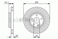 Rotor Disc, BOSCH, A 246 421 24 12, 0 986 479 A58, MERCEDES-BENZ  (019994)