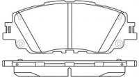 ผ้าเบรค, NIBK, D2076-9311, PN1857, FMSI (018894)