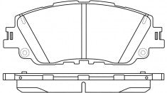 ผ้าเบรค, NIBK, D2076-9311, PN1857, FMSI (018894)