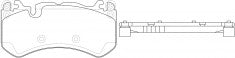 NIBK, Brake Pad, 004 420 76 20, PN31012, MERCEDES-BENZ
