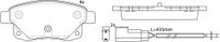 ผ้าเบรค NIBK DB1968 PN0431W BENDIX AUS (017352)