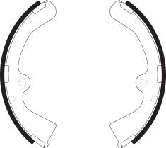 NIBK, Brake Shoes, 41060-18V25, FN1178, NISSAN