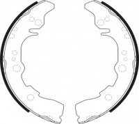 NIBK, Brake Shoes, 04495-97501-000, FN0041, DAIHATSU