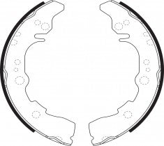 NIBK, Brake Shoes, 04495-97501-000, FN0041, DAIHATSU