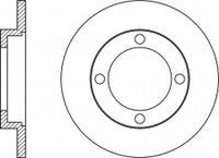Rotor Disc, NIBK, MB587247, RN2038, MITSUBISHI (018280)