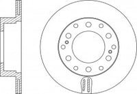 Rotor Disc, NIBK, 42431-60311, RN1553V, TOYOTA (018791)