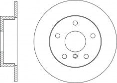 Rotor Disc, NIBK, 562062B, RN32002, BENDIX (009995)