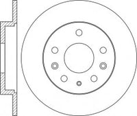 จานโรเตอร์, NIBK, 562416B, RN1208, BENDIX EUR (017956)