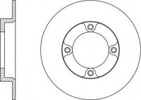 Rotor Disc, NIBK, 562138B, RN1546, BENDIX (016868)