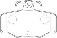NIBK, Brake Pad, DB1702, PN2214, BENDIX