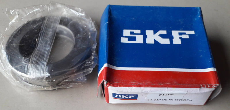 SKF, Thrust Ball Bearing, 51209,