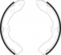 NIBK, Brake Shoes, 4741087, FN2202, BEDFORD GM
