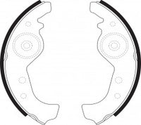 ผ้าเบรก, NIBK, 94973449, FN0507, AUTOBIANCHI (017173)